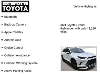 2024 Toyota Grand Highlander Hybrid MAX Platinum