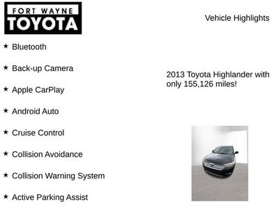 2013 Toyota Highlander Base Plus V6