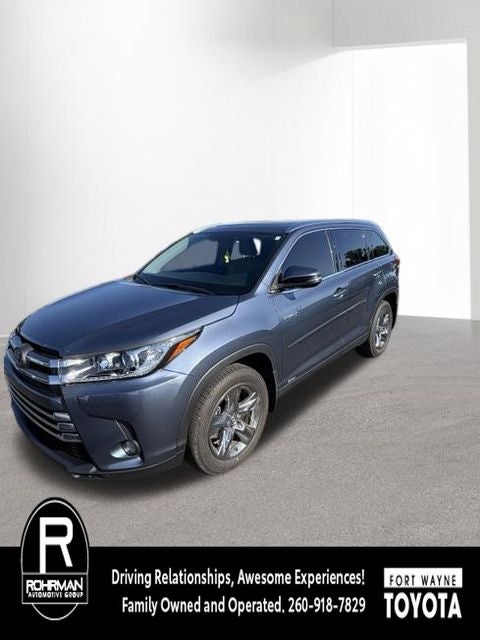 2018 Toyota Highlander Hybrid Limited Platinum