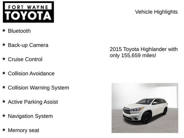 2015 Toyota Highlander Limited