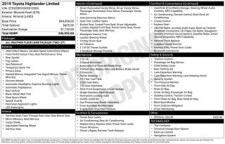 2019 Toyota Highlander Limited