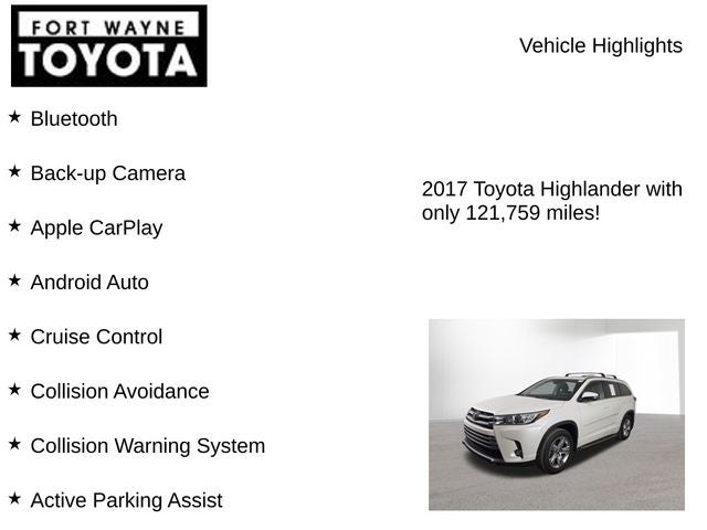 2017 Toyota Highlander Limited