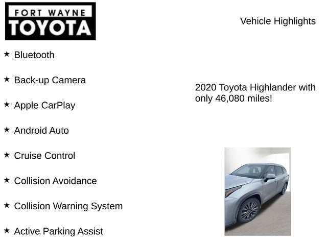 2020 Toyota Highlander Platinum