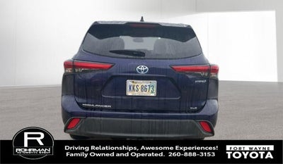 2022 Toyota Highlander Hybrid XLE