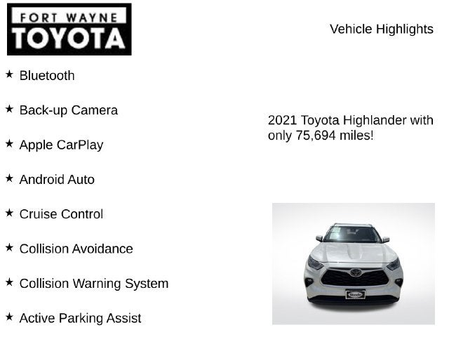 2021 Toyota Highlander XLE