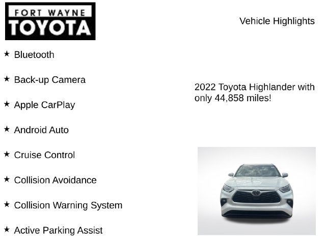 2022 Toyota Highlander XLE