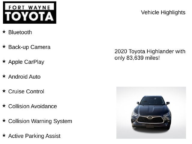 2020 Toyota Highlander XLE