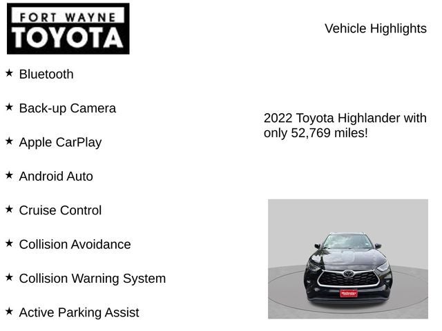 2022 Toyota Highlander XLE