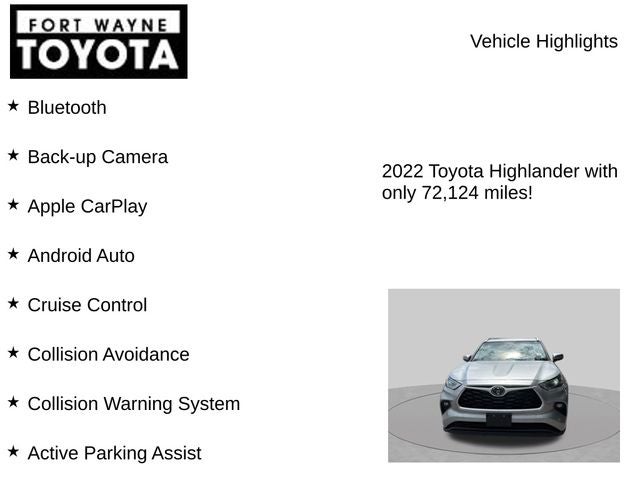 2022 Toyota Highlander XLE
