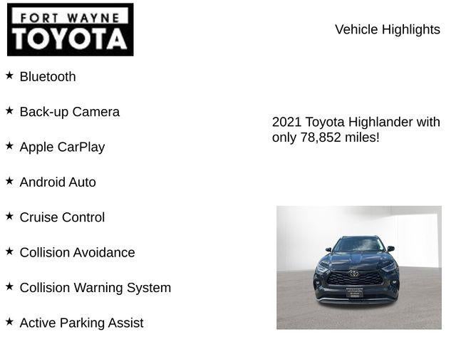 2021 Toyota Highlander XLE
