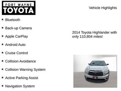2014 Toyota Highlander XLE V6