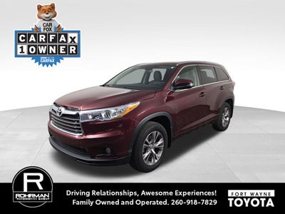2015 Toyota Highlander XLE V6