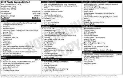 2015 Toyota Sequoia Limited