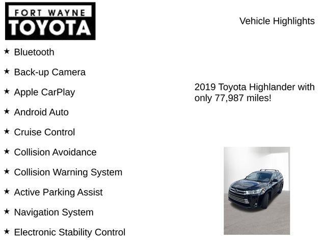2019 Toyota Highlander XLE