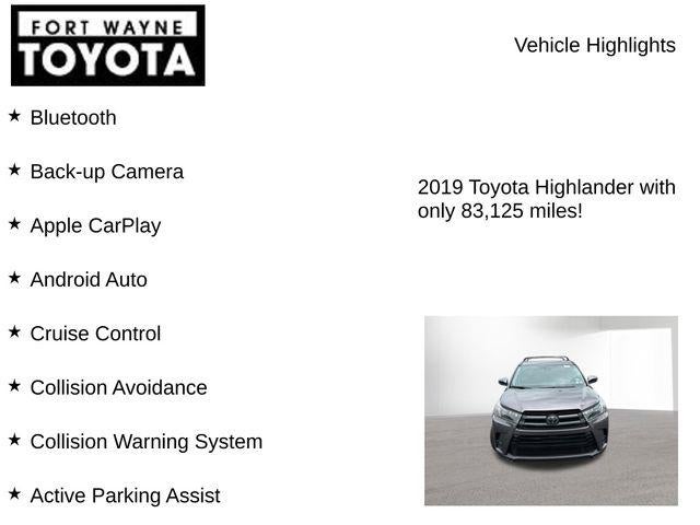 2019 Toyota Highlander SE