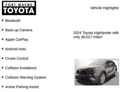 2024 Toyota Highlander LE