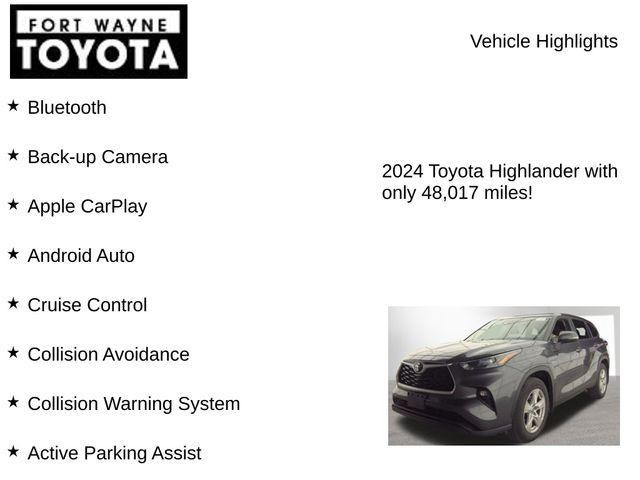2024 Toyota Highlander LE