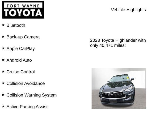 2023 Toyota Highlander L