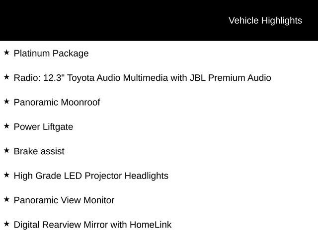 2025 Toyota Highlander Platinum