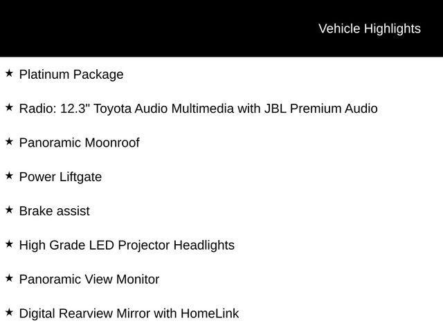 2025 Toyota Highlander Platinum