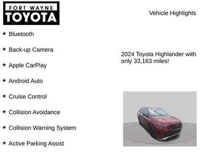 2024 Toyota Highlander XSE