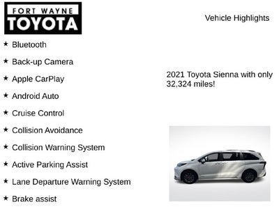 2021 Toyota Sienna LE 8 Passenger