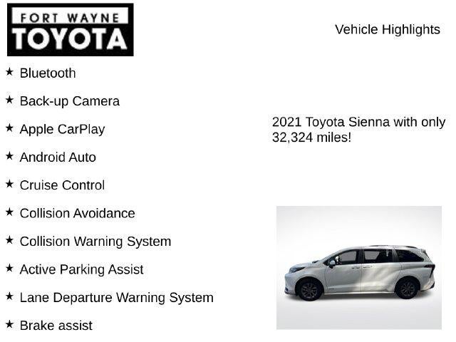 2021 Toyota Sienna LE 8 Passenger