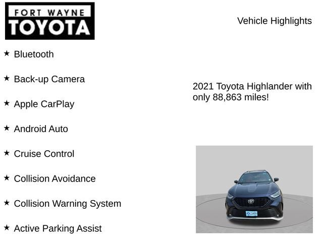 2021 Toyota Highlander XSE