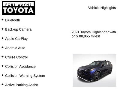 2021 Toyota Highlander XSE