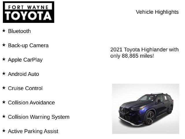2021 Toyota Highlander XSE