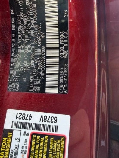 2011 Toyota Sienna XLE