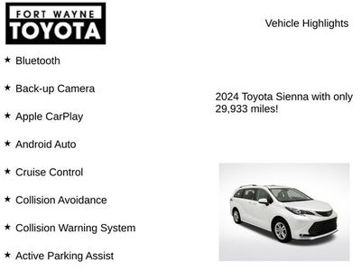 2024 Toyota Sienna XLE 8 Passenger