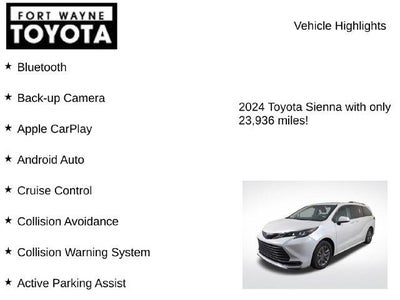 2024 Toyota Sienna XLE 8 Passenger