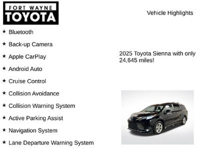 2025 Toyota Sienna Limited 7 Passenger