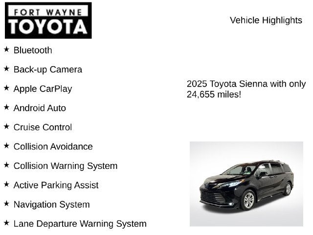 2025 Toyota Sienna Limited 7 Passenger