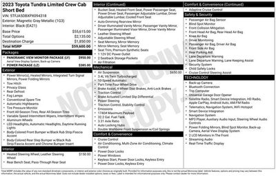 2023 Toyota Tundra Limited