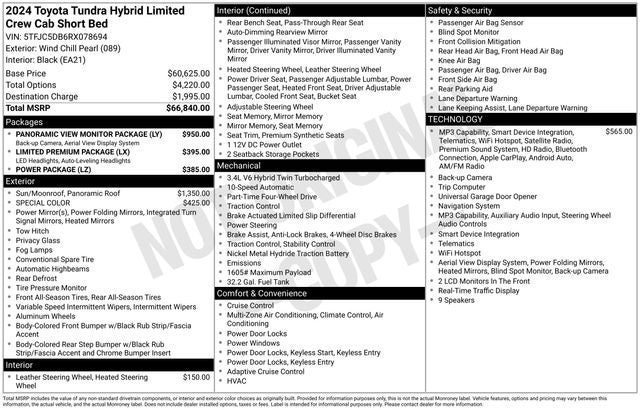 2024 Toyota Tundra Hybrid Limited