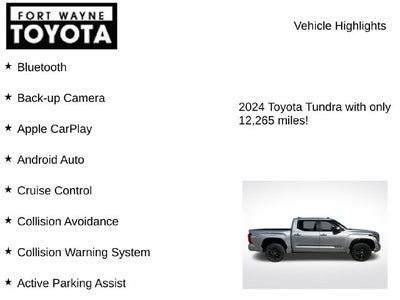 2024 Toyota Tundra Platinum