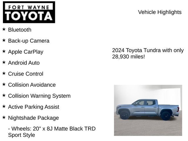 2024 Toyota Tundra Limited