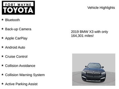 2019 BMW X3 xDrive30i