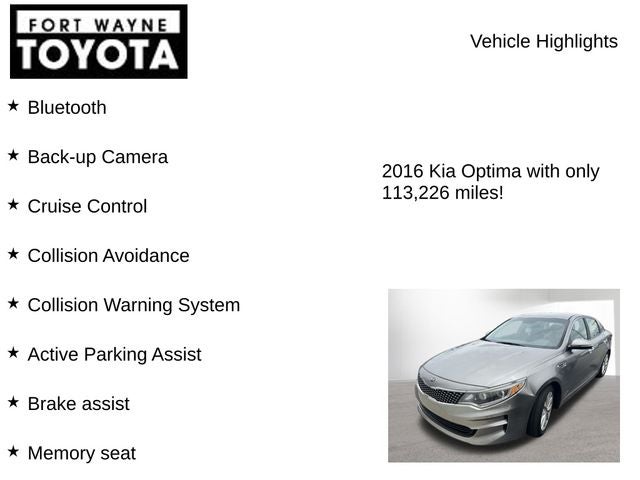 2016 Kia Optima EX