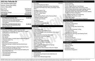 2022 Kia Telluride EX