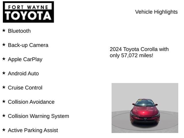 2024 Toyota Corolla LE