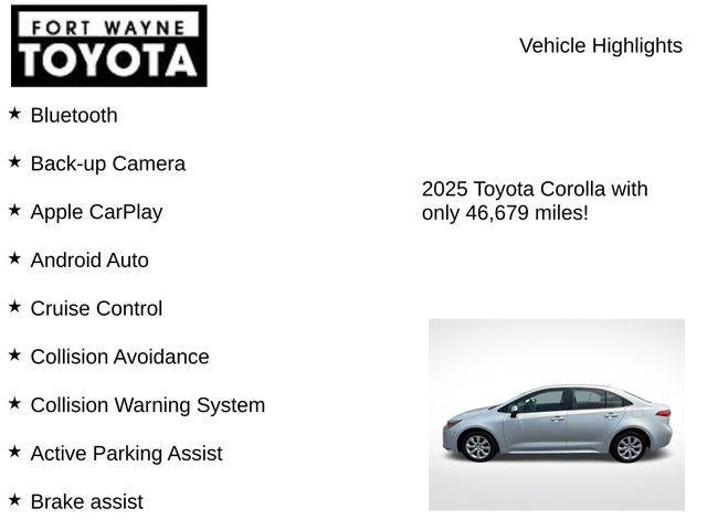 2025 Toyota Corolla LE