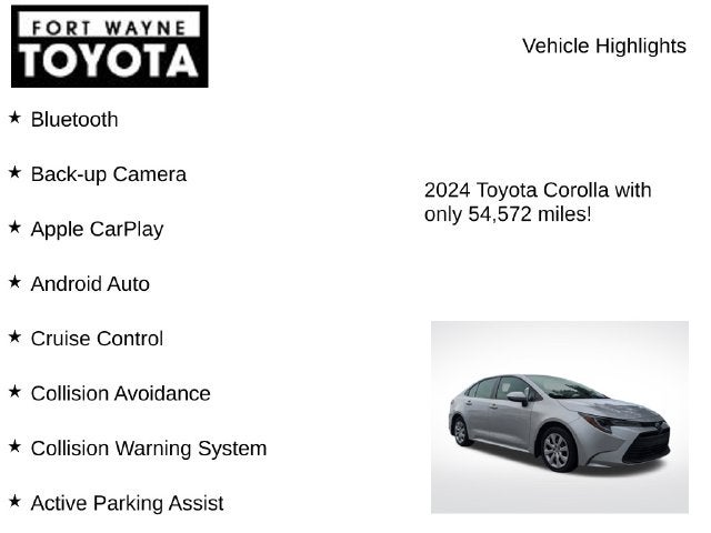2024 Toyota Corolla LE