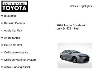 2024 Toyota Corolla LE