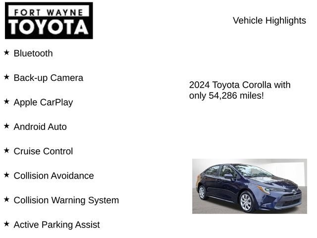2024 Toyota Corolla LE