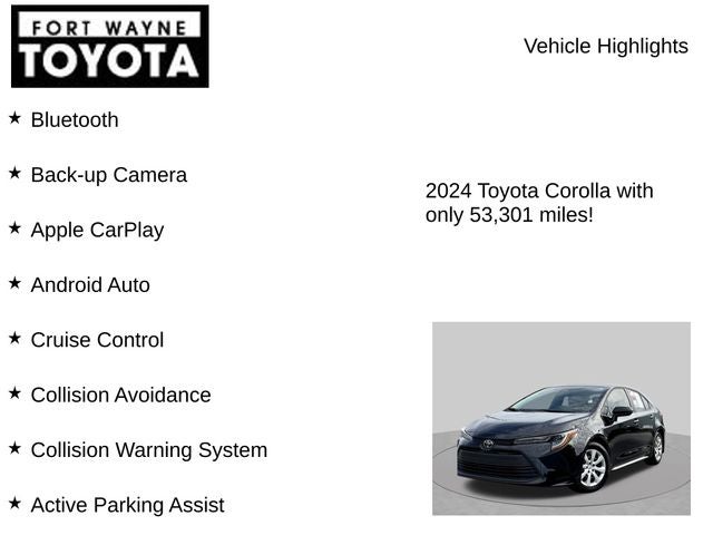 2024 Toyota Corolla LE