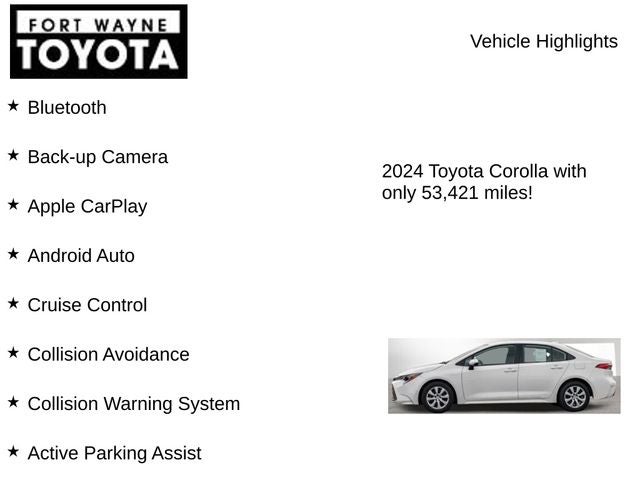 2024 Toyota Corolla LE