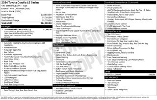 2024 Toyota Corolla LE